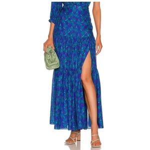 NWT Veronica Beard Serence Skirt Cobalt Sz 6. Retails $598.